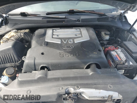 2005 Kia Sorento LX with VIN KNDJD733555463706, listed as a Copart auction lot 53953475 with 86,187 mi miles and Salvage Title. Bid and sale history available at carsss.com. Image 12.