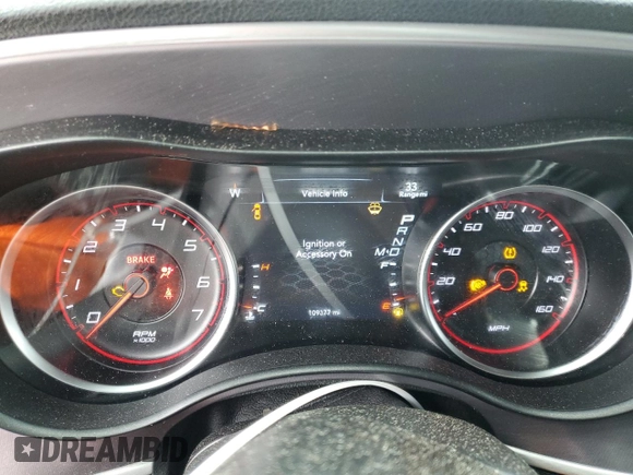 2019 Dodge Charger R/T with VIN 2C3CDXCT6KH643181, listed as a Copart auction lot 44929565 with 109,377 mi miles and Salvage Title. Bid and sale history available at carsss.com. Image 9.