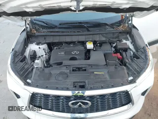 2024 Infiniti QX60 Luxe with VIN 5N1DL1FRXRC335701, listed as a IAAI auction lot 41243510 with 13,462 mi miles and . Bid and sale history available at DreamBid. Image 10.