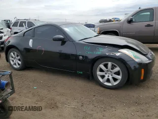 2004 Nissan 350Z Touring with VIN JN1AZ34E04T063110, listed as a Copart auction lot 50124855 with 142,383 mi miles and Salvage Title. Bid and sale history available at carsss.com. Image 4.