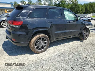 2021 Jeep Grand Cherokee 80th Anniversary with VIN 1C4RJFBG9MC842843, listed as a Copart auction lot 61495735 with Not provided miles and Salvage title. Bid and sale history available at DreamBid. Image 3.