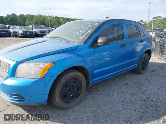 2008 Dodge Caliber SE with VIN 1B3HB28B68D578950, listed as a IAAI auction lot 42080594 with 196,816 mi miles. Bid and sale history available at carsss.com. Image 2.