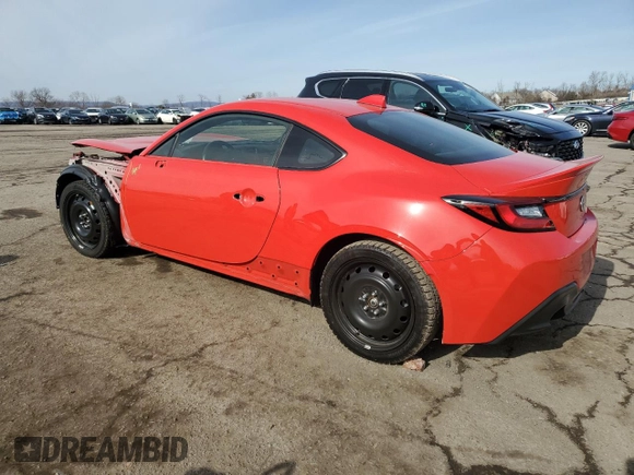 2022 Toyota GR86 Premium with VIN JF1ZNBE1XN9754814, listed as a Copart auction lot 43699185 with 0 mi miles and Salvage Title. Bid and sale history available at carsss.com. Image 2.