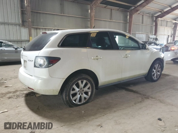 2007 Mazda CX-7 Sport with VIN JM3ER29L870161802, listed as a Copart auction lot 46785764 with 123,656 mi miles and Salvage Title. Bid and sale history available at carsss.com. Image 3.