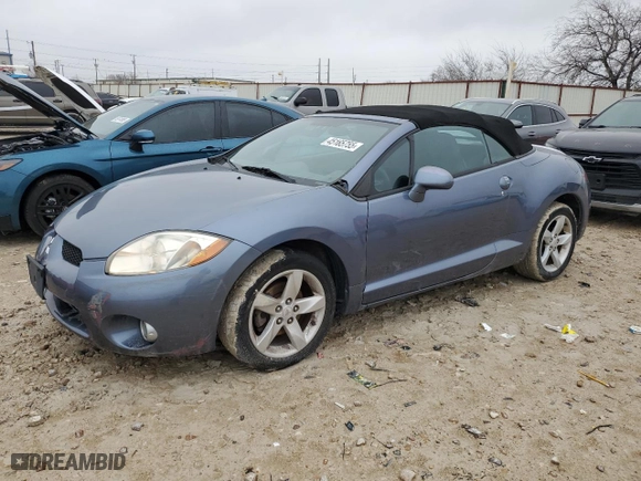 2007 Mitsubishi Eclipse GS with VIN 4A3AL25F07E067518, listed as a Copart auction lot 45165755 with 115087 miles and Clean Title. Bid and sale history available at carsss.com. Image 1.