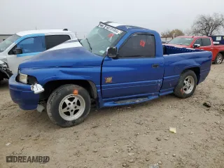 1996 Dodge Ram 1500 with VIN 1B7HC16ZXTS716337, listed as a Copart auction lot 85169494 with 109,876 mi miles and Salvage Title. Bid and sale history available at carsss.com. Image 1.