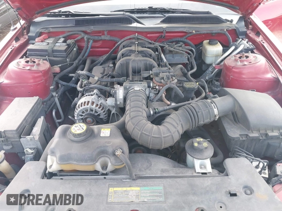 2008 Ford Mustang Deluxe with VIN 1ZVHT84NX85170490, listed as a IAAI auction lot 41608708 with 153,081 mi miles and . Bid and sale history available at carsss.com. Image 10.