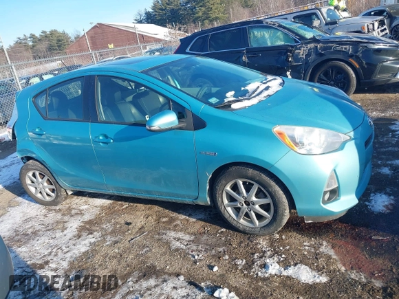 2012 Toyota Prius c One with VIN JTDKDTB31C1026594, listed as a IAAI auction lot 41406091 with 132,470 mi miles. Bid and sale history available at carsss.com. Image 13.
