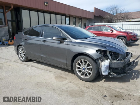 2017 Ford Fusion SE with VIN 3FA6P0H77HR139051, listed as a Copart auction lot 50209085 with 94,493 mi miles and Salvage Title. Bid and sale history available at carsss.com. Image 4.