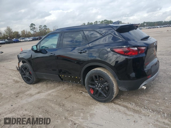 2022 Chevrolet Blazer LT z VIN 3GNKBDRSXNS149893, wystawiony jako Copart lot #85481894 z przebiegiem 43 310 mil mil oraz Szkoda całkowita • Salvage title. Historia ofert i sprzedaży dostępna na DreamBid. Obrazek 2.