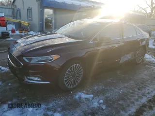 2017 Ford Fusion Hybrid Titanium with VIN 3FA6P0RU1HR110018, listed as a Copart auction lot 88431725 with Not provided miles and Salvage title. Bid and sale history available at DreamBid. Image 1.