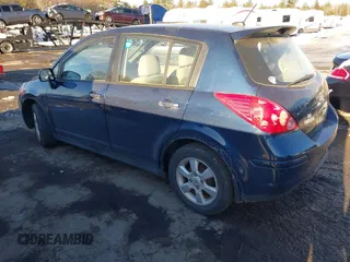 2008 Nissan Versa 1.8 S with VIN 3N1BC13E98L383015, listed as a IAAI auction lot 41599974 with 136,937 mi miles. Bid and sale history available at carsss.com. Image 3.