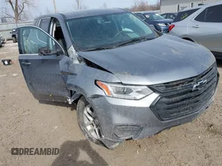 2020 Chevrolet Traverse LS with VIN 1GNERFKW4LJ287655, listed as a IAAI auction lot 41639412 with 59,065 mi miles and . Bid and sale history available at DreamBid. Image 6.