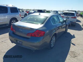2012 Infiniti G25 Sedan Journey with VIN JN1DV6AP1CM810786, listed as a IAAI auction lot 41764178 with 1 mi miles. Bid and sale history available at carsss.com. Image 4.
