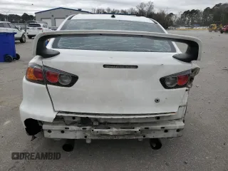 2011 Mitsubishi Lancer Evolution GSR with VIN JA32W8FV1BU029204, listed as a Copart auction lot 43207865 with 173,345 mi miles and Salvage Title. Bid and sale history available at carsss.com. Image 6.