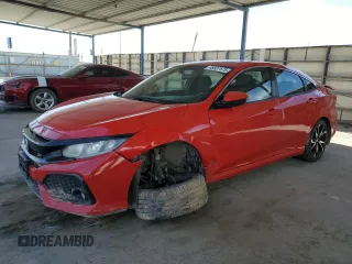 2017 Honda Civic Sedan Si with VIN 2HGFC1E57HH700201, listed as a Copart auction lot 46537475 with 143,181 mi miles and Salvage Title. Bid and sale history available at carsss.com. Image 1.