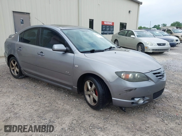 2005 Mazda 3 s with VIN JM1BK123551254112, listed as a IAAI auction lot 42153452 with 258,826 mi miles and . Bid and sale history available at DreamBid. Image 1.