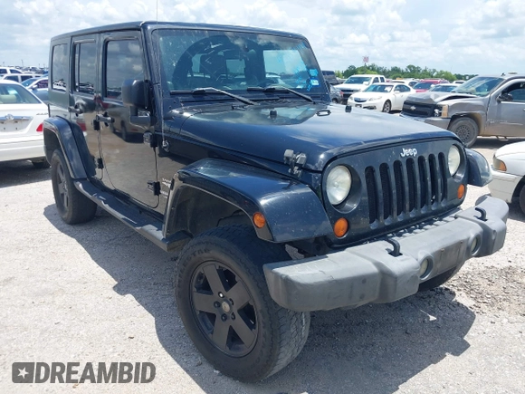 2007 Jeep Wrangler Unlimited Sahara with VIN 1J4GA59187L187656, listed as a IAAI auction lot 42554114 with 200,840 mi miles and . Bid and sale history available at DreamBid. Image 1.