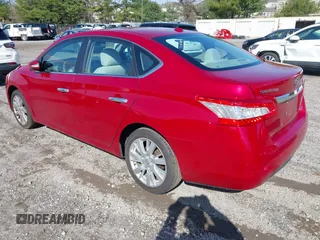 2013 Nissan Sentra SV with VIN 3N1AB7AP9DL709153, listed as a IAAI auction lot 41895458 with 114,642 mi miles. Bid and sale history available at carsss.com. Image 3.