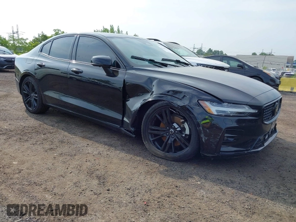 2024 Volvo S60 Plus Black Edition with VIN 7JRL12FH7RG300837, listed as a IAAI auction lot 42419110 with 9,765 mi miles and . Bid and sale history available at DreamBid. Image 1.