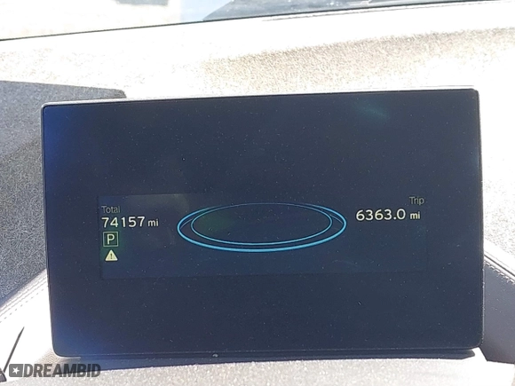 2015 BMW i3 with VIN WBY1Z4C53FV502262, listed as a IAAI auction lot 41746285 with 74,157 mi miles. Bid and sale history available at carsss.com. Image 7.