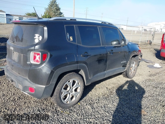2018 Jeep Renegade Limited with VIN ZACCJBDB4JPH33777, listed as a IAAI auction lot 41675549 with 121,791 mi miles and . Bid and sale history available at DreamBid. Image 4.
