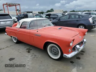 1956 Ford Thunderbird with VIN P6GH329799, listed as a Copart auction lot 74238794 with 75,811 mi miles and Salvage Title. Bid and sale history available at DreamBid. Image 4.