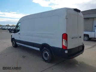2020 Ford Transit Cargo Van with VIN 1FTBR1C8XLKA88909, listed as a IAAI auction lot 40487447 with 165,089 mi miles. Bid and sale history available at carsss.com. Image 3.