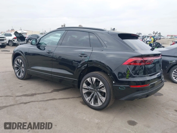 2024 Audi Q8 Premium with VIN WA1AVBF13RD001693, listed as a IAAI auction lot 41461914 with 1,751 mi miles and . Bid and sale history available at DreamBid. Image 3.