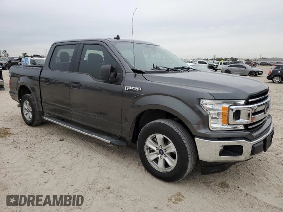 2020 Ford F-150 XL with VIN 1FTEW1CB1LKD56067, listed as a Copart auction lot 87887395 with 106,980 mi miles and Salvage Title. Bid and sale history available at carsss.com. Image 4.