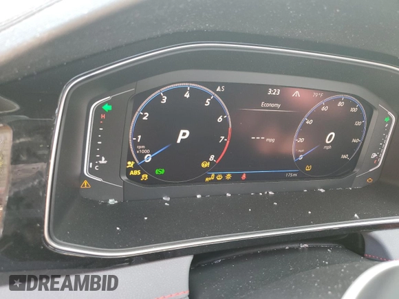 2025 Volkswagen Jetta GLI Autobahn with VIN 3VW2T7BU0SM061533, listed as a Copart auction lot 54275155 with 175 mi miles and Salvage title. Bid and sale history available at DreamBid. Image 9.