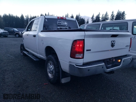 2012 Ram 2500 SLT z VIN 3C6TD5DT4CG231574, wystawiony jako Copart lot #85726024 z przebiegiem 123 182 mil mil oraz Szkoda całkowita • Salvage title. Historia ofert i sprzedaży dostępna na DreamBid. Obrazek 2.
