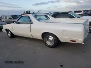 1984 Chevrolet El Camino z VIN 1GCCW80H6ER150486, wystawiony jako Copart lot #76031834 z przebiegiem 77 554 mil mil oraz Szkoda całkowita • Salvage title. Historia ofert i sprzedaży dostępna na DreamBid. Obrazek 2.