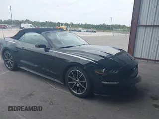 2019 Ford Mustang EcoBoost with VIN 1FATP8UH9K5190979, listed as a IAAI auction lot 41878398 with 56,066 mi miles. Bid and sale history available at carsss.com. Image 1.