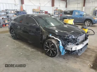 2019 Honda Civic Si with VIN 2HGFC1E55KH705260, listed as a Copart auction lot 51404525 with 79,528 mi miles and Salvage Title. Bid and sale history available at DreamBid. Image 4.