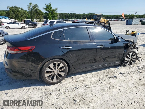 2018 Kia Optima LX with VIN 5XXGT4L33JG251971, listed as a Copart auction lot 58152875 with 84,434 mi miles and Salvage title. Bid and sale history available at DreamBid. Image 3.