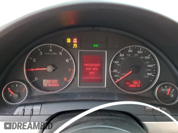 2006 Audi A4 2.0T with VIN WAUDF78E96A219872, listed as a Copart auction lot 41741895 with 190,212 mi miles and Salvage Title. Bid and sale history available at carsss.com. Image 9.