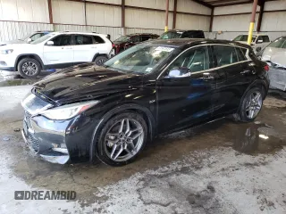 2018 Infiniti QX30 Premium with VIN SJKCH5CP8JA041948, listed as a Copart auction lot 53582513 with 56,915 mi miles and Salvage title. Bid and sale history available at DreamBid. Image 1.