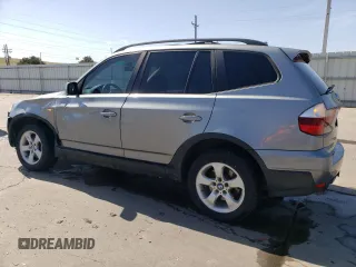 2007 BMW X3 3.0si with VIN WBXPC93497WF24723, listed as a Copart auction lot 52611965 with 147,779 mi miles and Salvage Title. Bid and sale history available at DreamBid. Image 2.