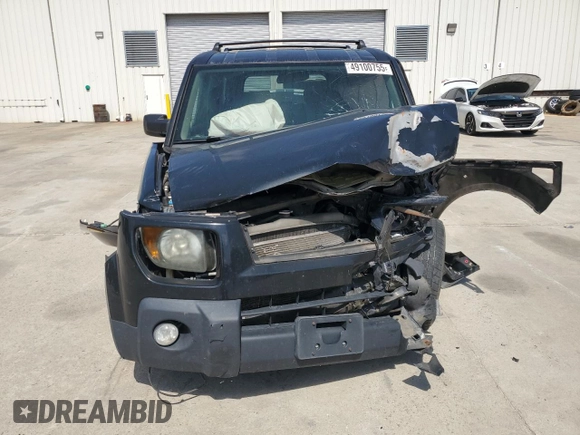 2007 Honda Element EX with VIN 5J6YH28787L002736, listed as a Copart auction lot 49100755 with 195,601 mi miles and Salvage Title. Bid and sale history available at DreamBid. Image 5.