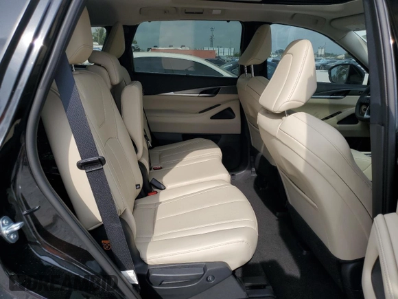 2024 Infiniti QX60 Luxe с VIN 5N1DL1FR1RC345369, выставлен на аукционе Copart как лот 50631105 с пробегом 1 400 миль миль и Списание • Salvage title. История ставок и продаж доступна на DreamBid. Изображение 11.