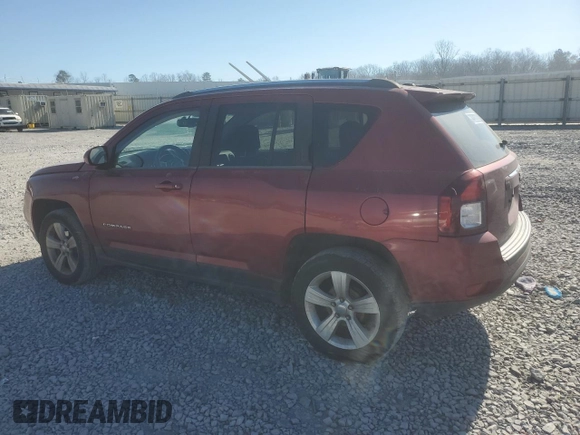 2014 Jeep Compass Latitude with VIN 1C4NJCEBXED509530, listed as a Copart auction lot 46624785 with 162,981 mi miles and Salvage Title. Bid and sale history available at DreamBid. Image 2.