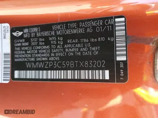 2011 MINI Cooper Convertible s with VIN WMWZP3C59BTX83202, listed as a Copart auction lot 47138535 with 162,809 mi miles and Salvage Title. Bid and sale history available at carsss.com. Image 14.