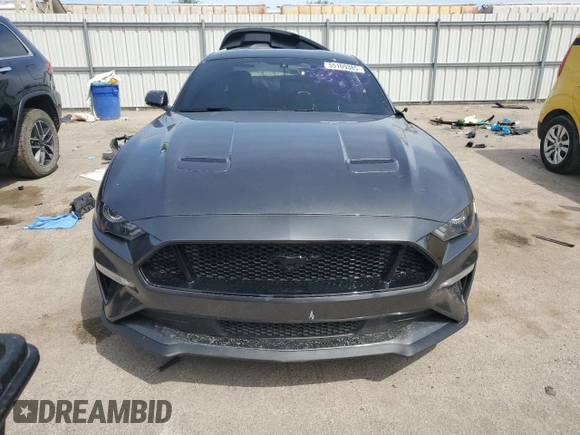 2019 Ford Mustang GT with VIN 1FA6P8CF2K5202287, listed as a Copart auction lot 55109385 with 51,387 mi miles and Salvage title. Bid and sale history available at DreamBid. Image 5.