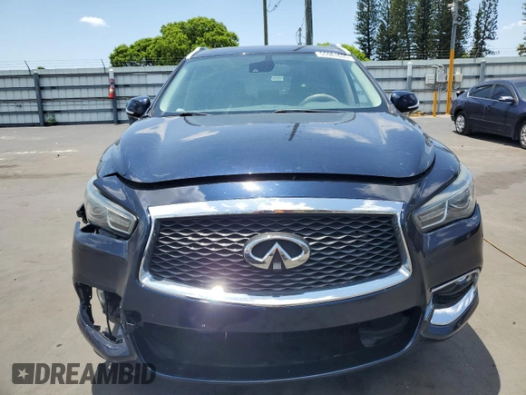 2019 Infiniti QX60 Pure z VIN 5N1DL0MN4KC511433, wystawiony jako Copart lot #55981635 z przebiegiem 71 703 mil mil oraz Szkoda całkowita • Salvage title. Historia ofert i sprzedaży dostępna na DreamBid. Obrazek 5.
