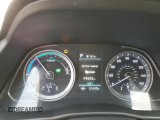 2020 Hyundai Sonata Hybrid Blue with VIN KMHL24JJXLA013810, listed as a Copart auction lot 85705614 with 211,019 mi miles and Clean Title. Bid and sale history available at carsss.com. Image 9.