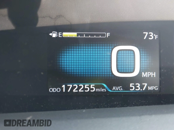 2016 Toyota Prius Four z VIN JTDKARFU1G3027589, wystawiony jako IAAI lot #42391692 z przebiegiem 172 255 mil mil oraz . Historia ofert i sprzedaży dostępna na DreamBid. Obrazek 15.