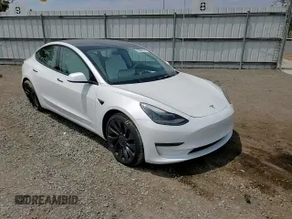 2023 Tesla Model 3 Performance with VIN 5YJ3E1EC5PF487845, listed as a Copart auction lot 62686164 with 4,938 mi miles and Salvage Title. Bid and sale history available at carsss.com. Image 11.