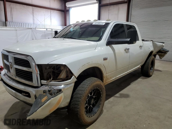 2012 Ram 2500 Big Horn with VIN 3C6UD5DL2CG185618, listed as a Copart auction lot 44188315 with 257,786 mi miles and Salvage Title. Bid and sale history available at carsss.com. Image 1.