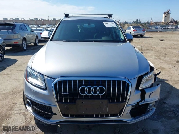 2015 Audi Q5 Premium Plus with VIN WA1DGAFP8FA122884, listed as a IAAI auction lot 41814278 with 50,485 mi miles. Bid and sale history available at carsss.com. Image 12.